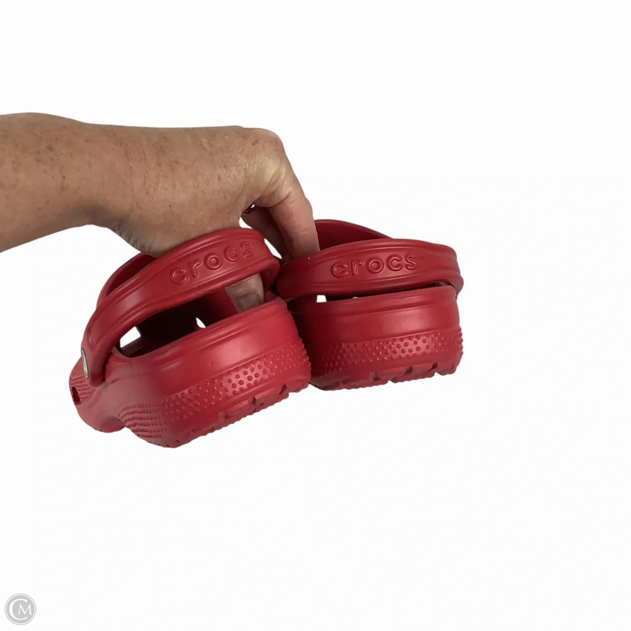 Shoes Flats By Crocs In Red, Size: 8 Lightweight Clogs