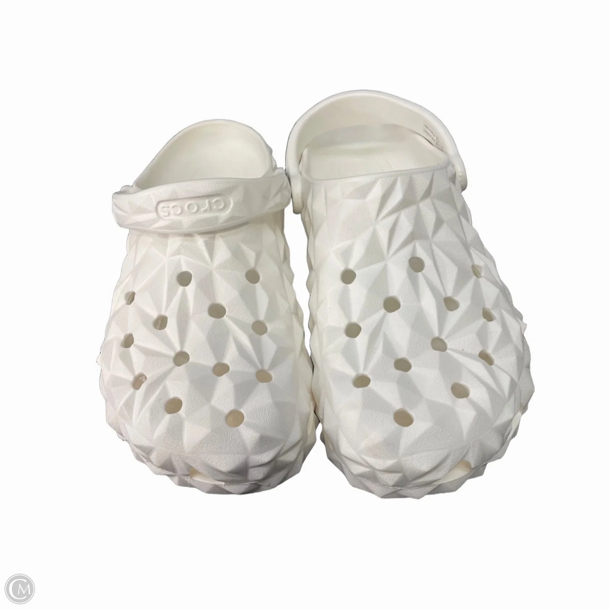Shoes Flats By Crocs In White, Size: 10 Lightweight Clogs
