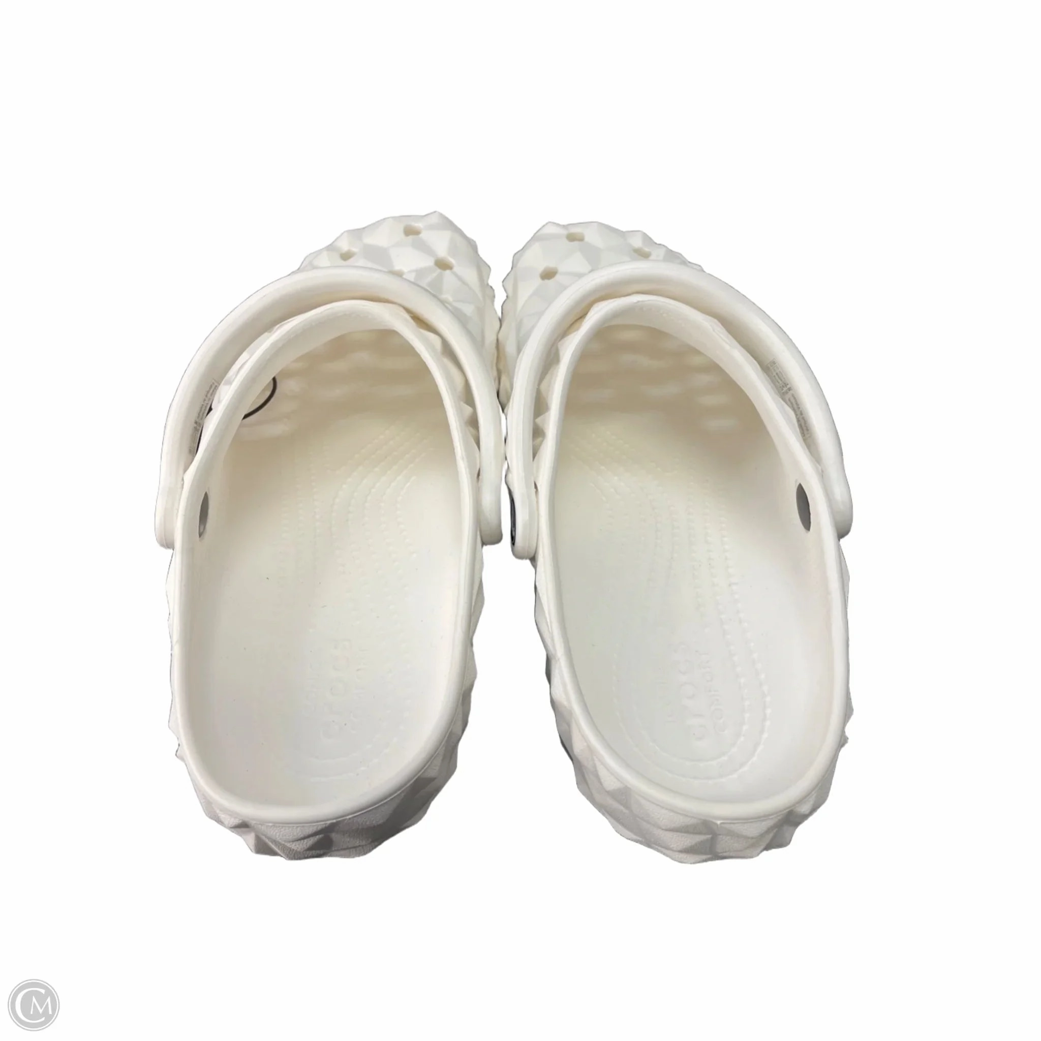 Shoes Flats By Crocs In White, Size: 10 Lightweight Clogs