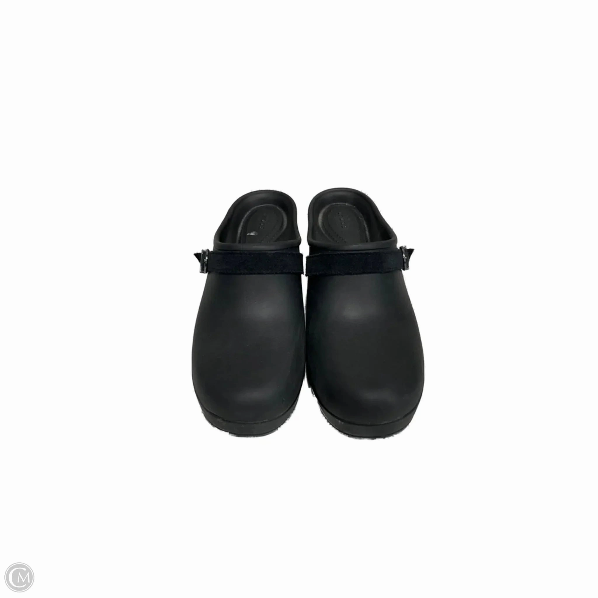 Shoes Heels Block By Crocs In Black, Size: 9 Lightweight Clogs