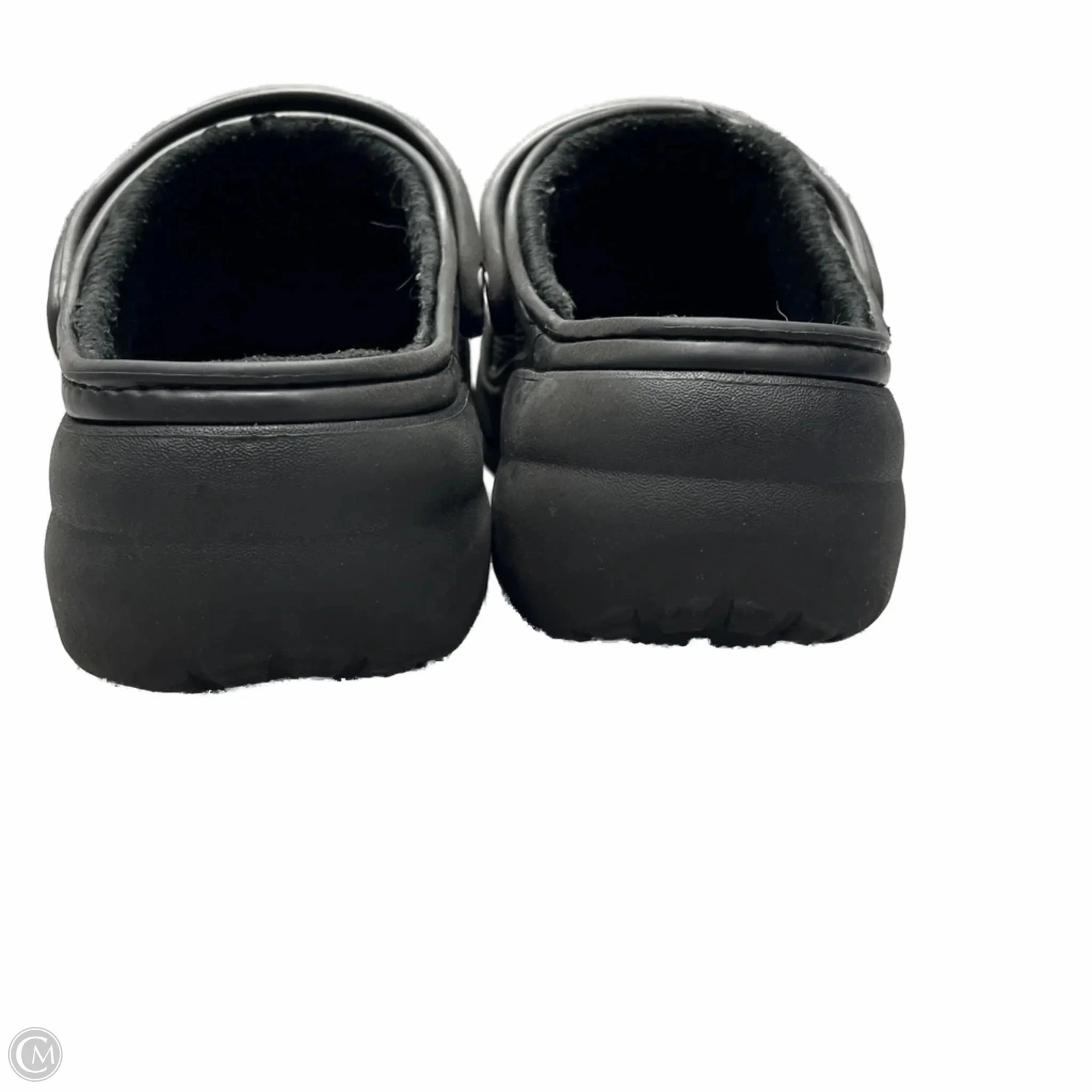 Shoes Heels Platform By Crocs In Black, Size: 10 Lightweight Clogs