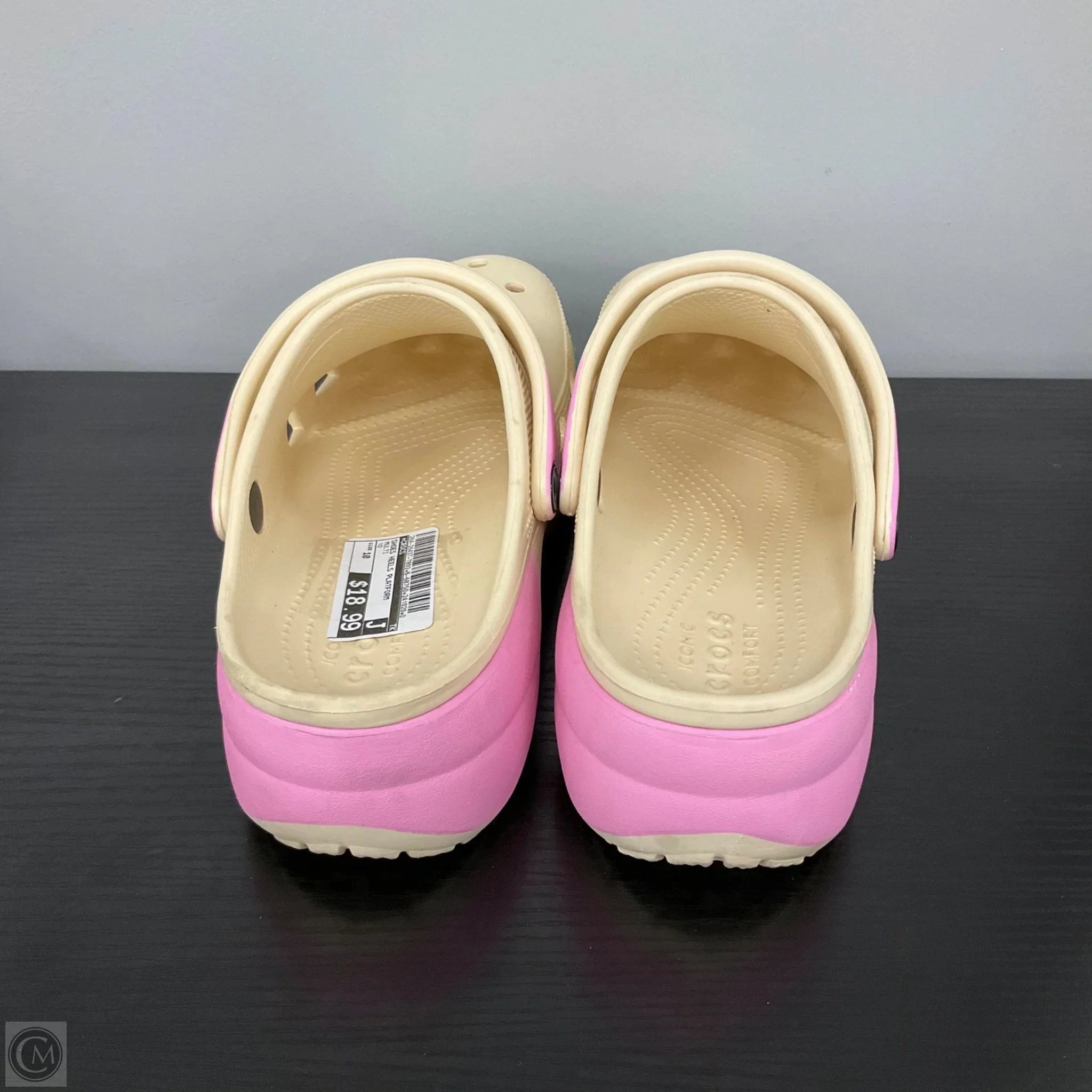 Shoes Heels Platform By Crocs In Multi-colored, Size: 10 Lightweight Clogs