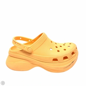 Shoes Heels Platform By Crocs In Orange, Size: 11 Crocs clogs with lightweight comfort