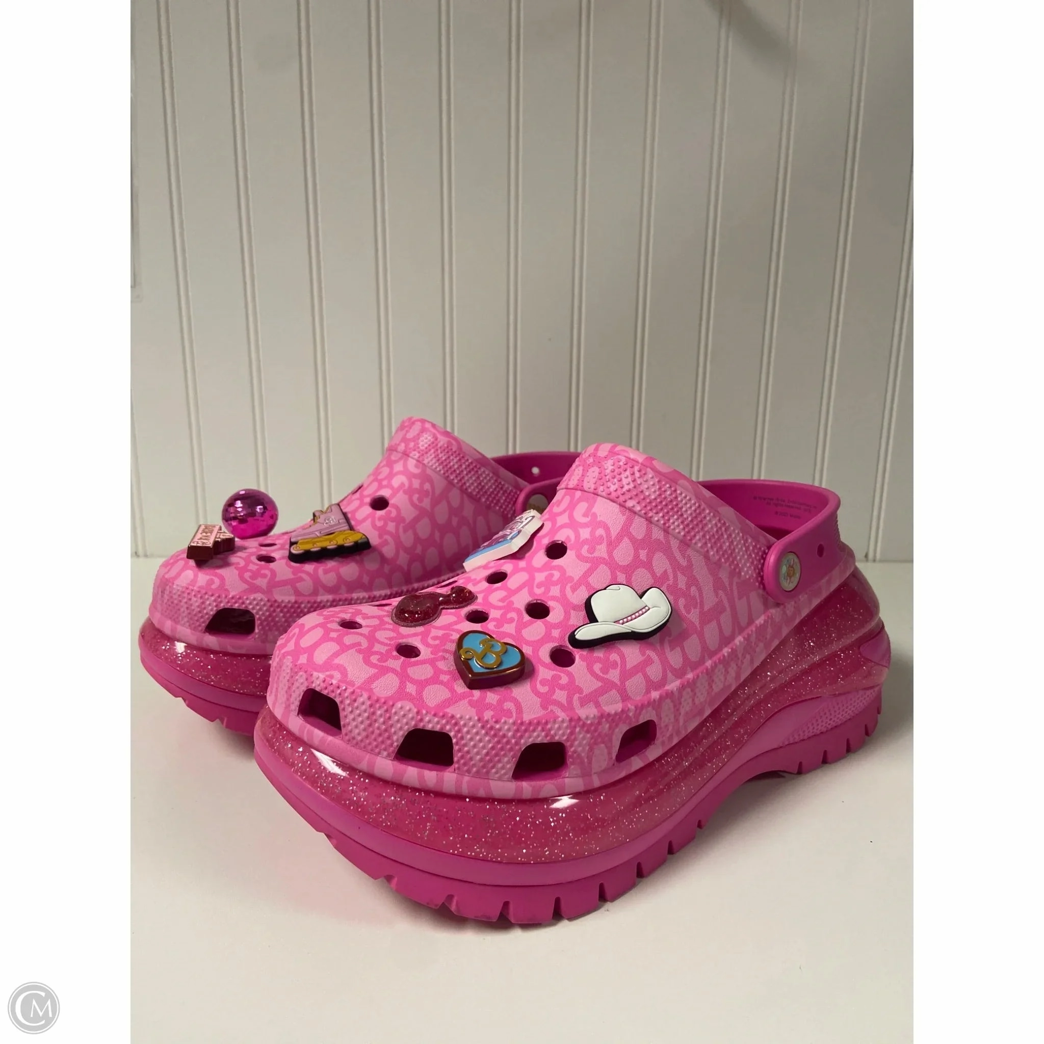 Shoes Heels Platform By Crocs In Pink, Size: 11 Crocs clogs with lightweight comfort