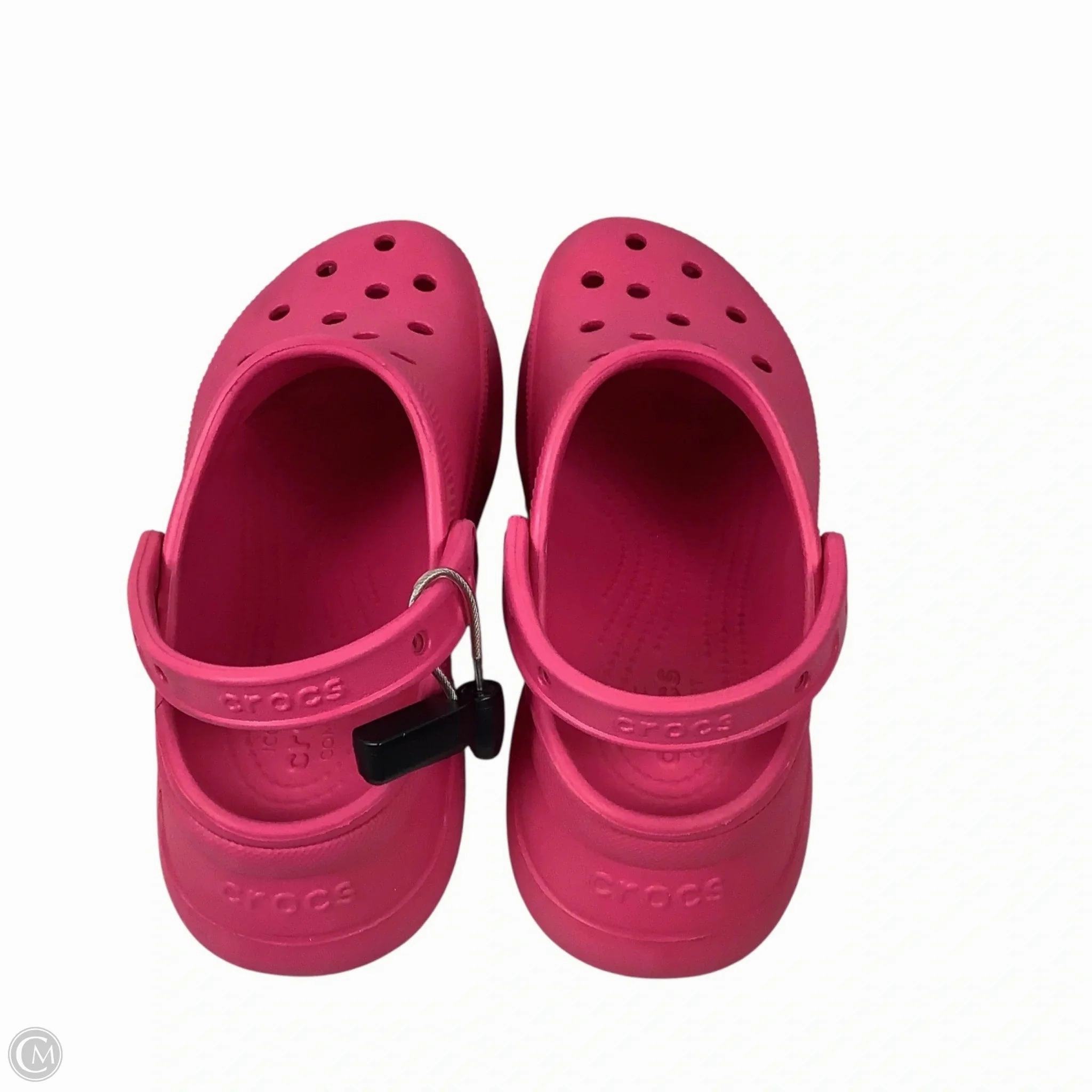 Shoes Heels Platform By Crocs In Pink, Size: 7 Lightweight Clogs