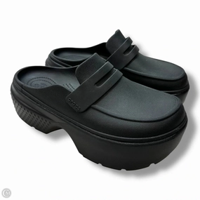 Shoes platform By Crocs In Black, Size: 8 Crocs clogs with lightweight comfort