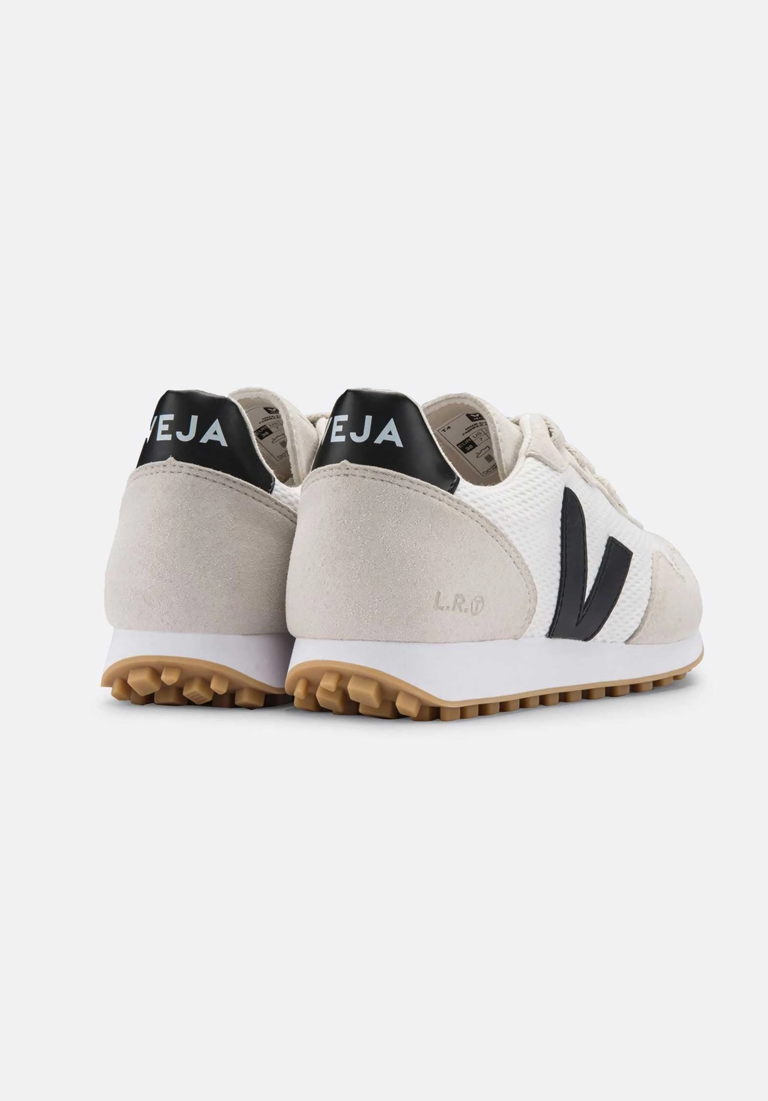Shoes Sdu Rr012364 White-Black-Natural Eco-Friendly Casuals