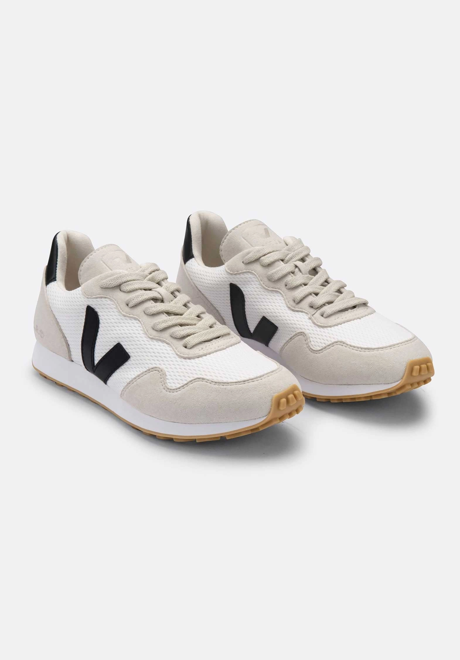 Shoes Sdu Rr012364 White-Black-Natural Eco-Friendly Casuals