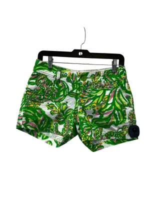 Shorts By Lilly Pulitzer In Green & Pink, Size: 0 lilly pulitzer