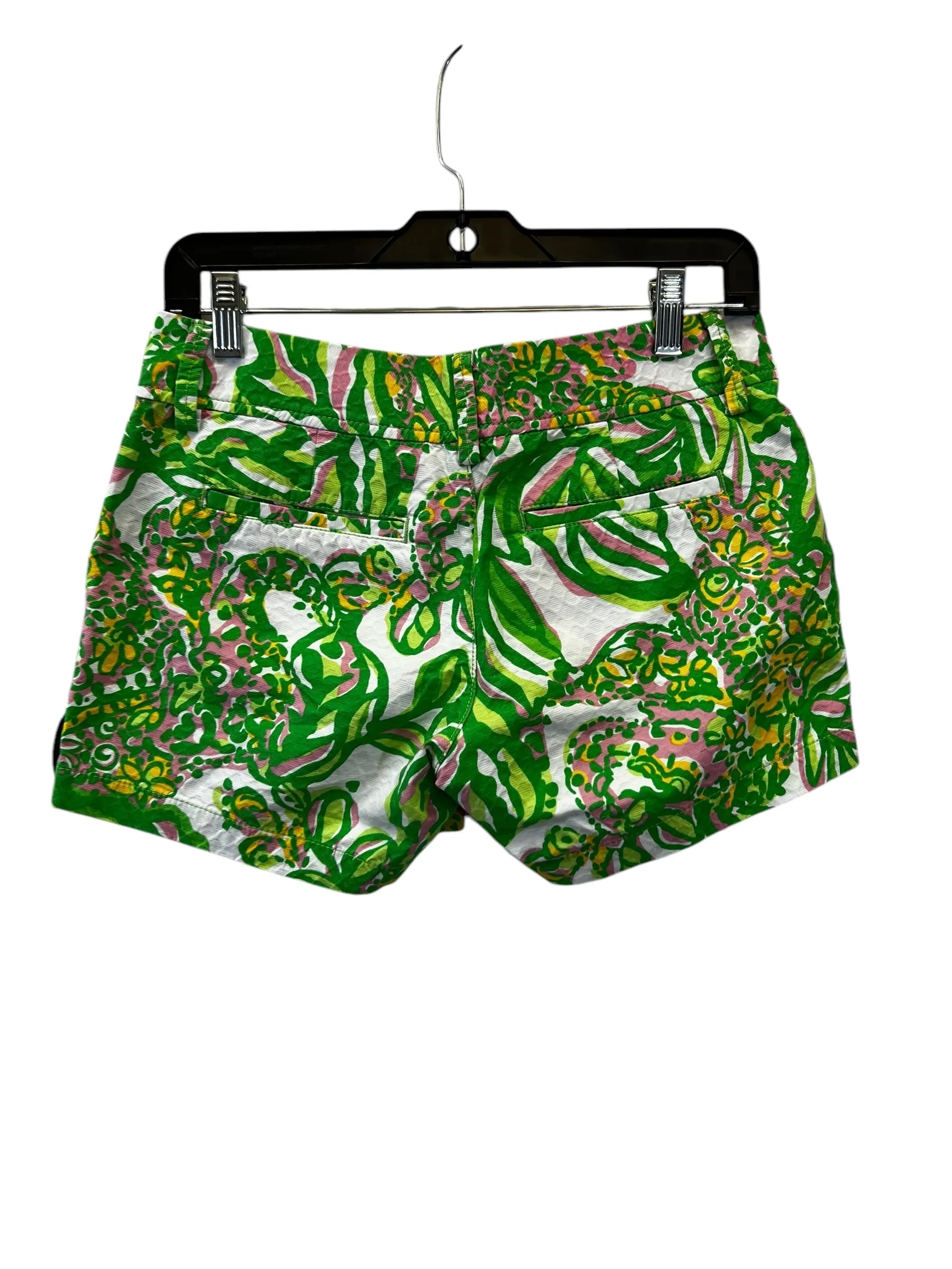 Shorts By Lilly Pulitzer In Green & Pink, Size: 0 lilly pulitzer