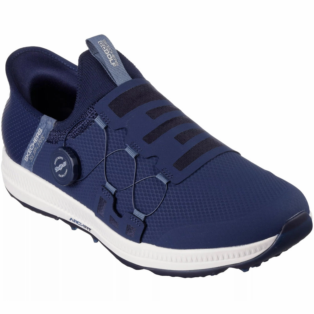 Skechers Elite 5 Slip-Ins Spikeless Waterproof Shoes - Navy Classic Golf Footwear