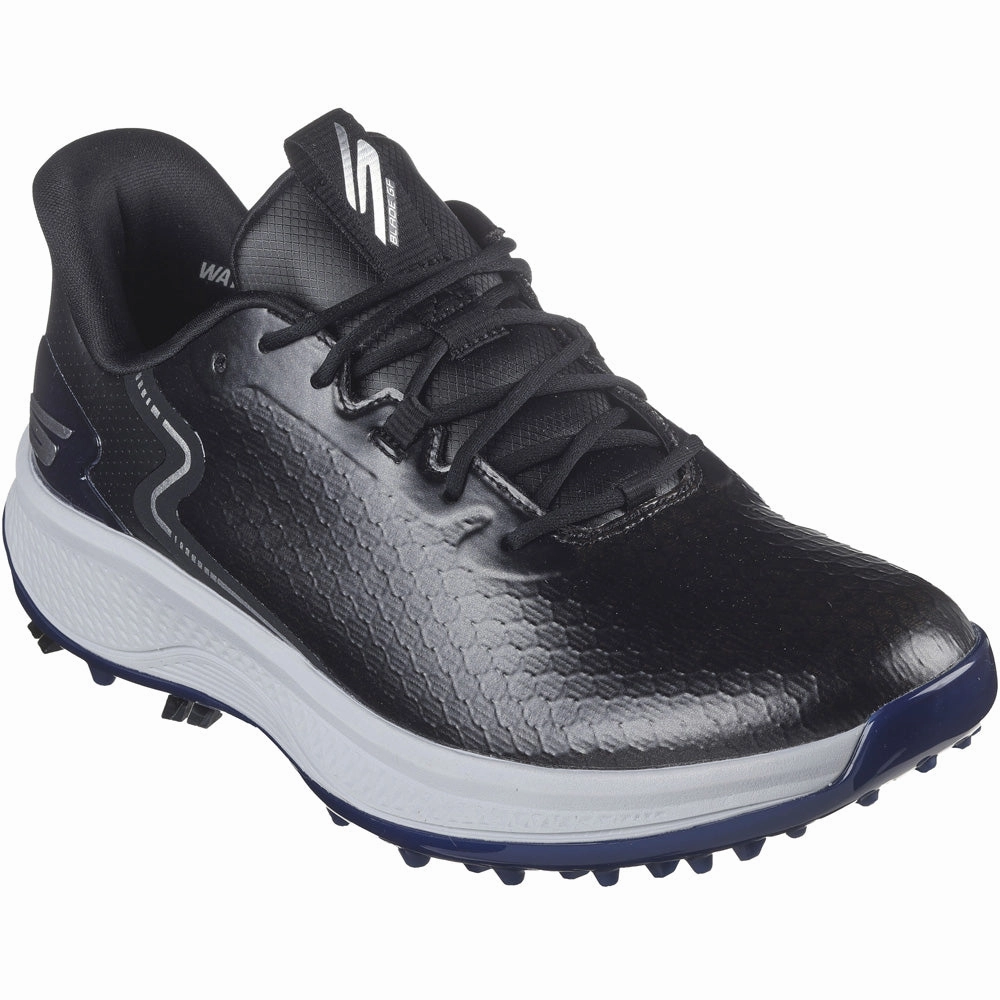 Skechers Go Golf Blade Slip-in Spiked Waterproof Shoes - Black Classic Golf Footwear