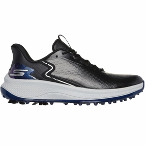 Skechers Go Golf Blade Slip-in Spiked Waterproof Shoes - Black Skechers golf footwear