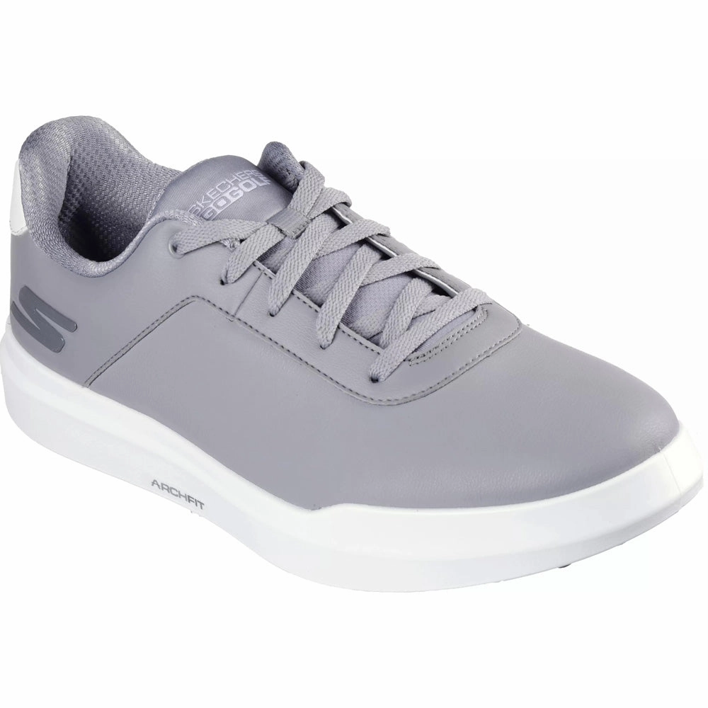 Skechers Go Golf Drive 5 Spikeless Waterproof Shoes - Grey Classic Golf Footwear