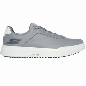 Skechers Go Golf Drive 5 Spikeless Waterproof Shoes - Grey Skechers golf footwear