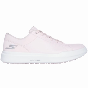 Skechers Go Golf Drive 6 Ladies Spikeless Waterproof Shoes - Pink Skechers golf footwear