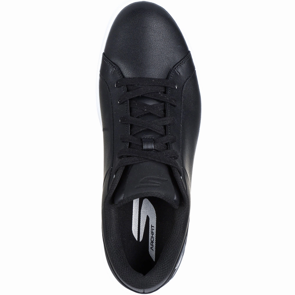 Skechers Go Golf Drive 6 Spikeless Waterproof Shoes - Black/White Classic Golf Footwear