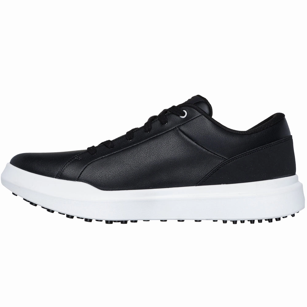 Skechers Go Golf Drive 6 Spikeless Waterproof Shoes - Black/White Classic Golf Footwear