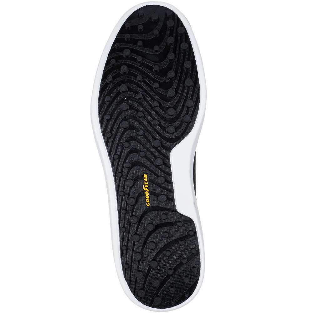 Skechers Go Golf Drive 6 Spikeless Waterproof Shoes - Black/White Classic Golf Footwear