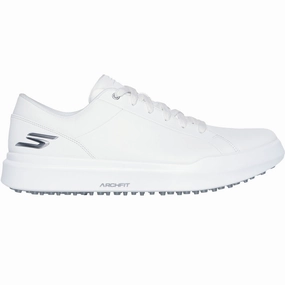 Skechers Go Golf Drive 6 Spikeless Waterproof Shoes - White Skechers golf footwear