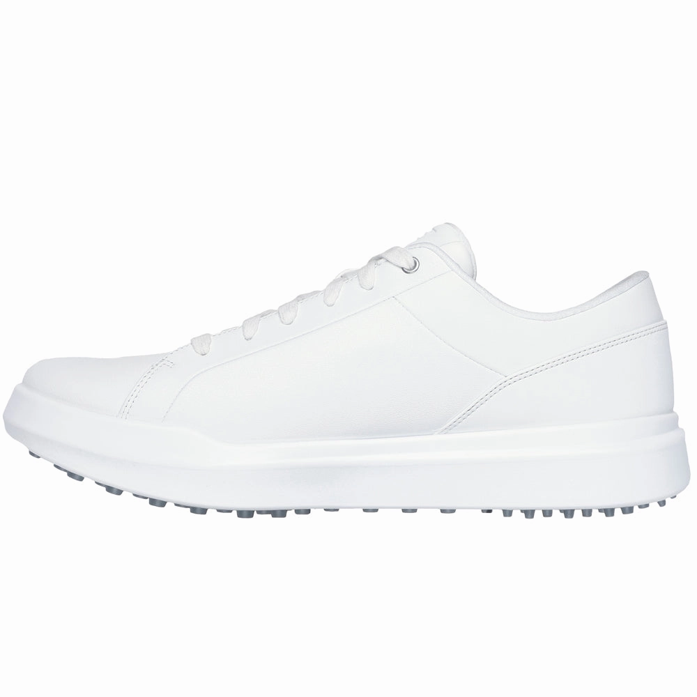 Skechers Go Golf Drive 6 Spikeless Waterproof Shoes - White Classic Golf Footwear