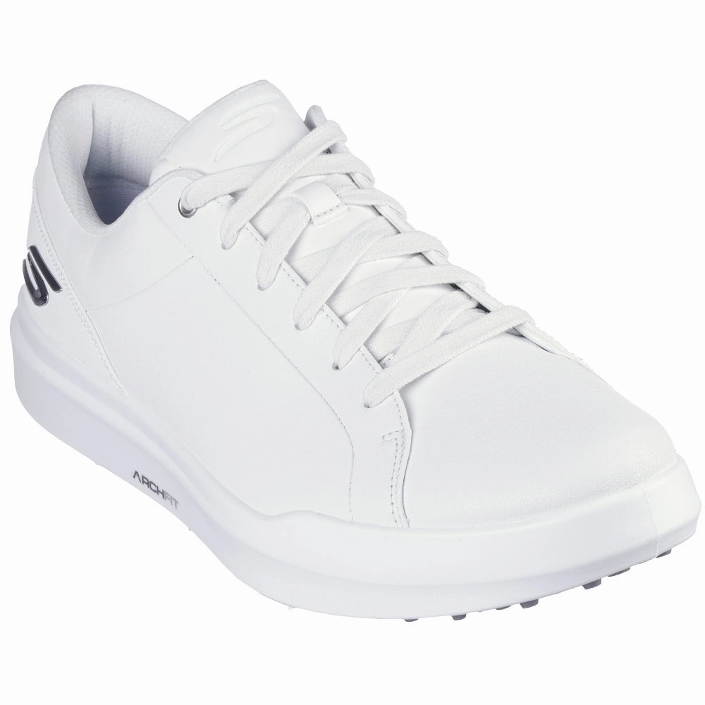 Skechers Go Golf Drive 6 Spikeless Waterproof Shoes - White Classic Golf Footwear