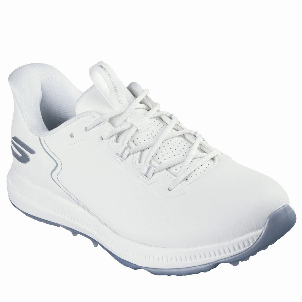 Skechers Go Golf Elite 6 Ladies Spikeless Waterproof Shoes - White Classic Golf Footwear