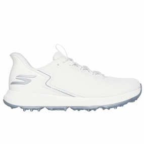 Skechers Go Golf Elite 6 Ladies Spikeless Waterproof Shoes - White Skechers golf footwear