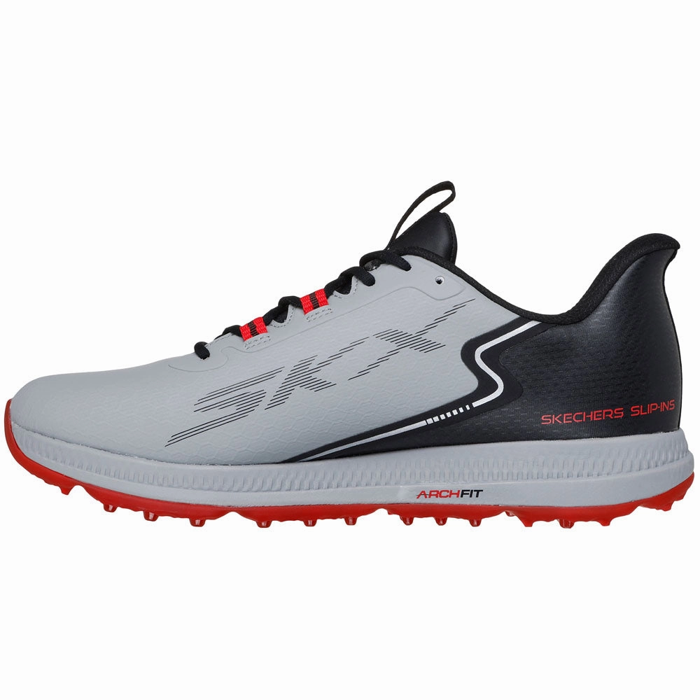 Skechers Go Golf Elite 6 Spikeless Waterproof Shoes - Charcoal Classic Golf Footwear