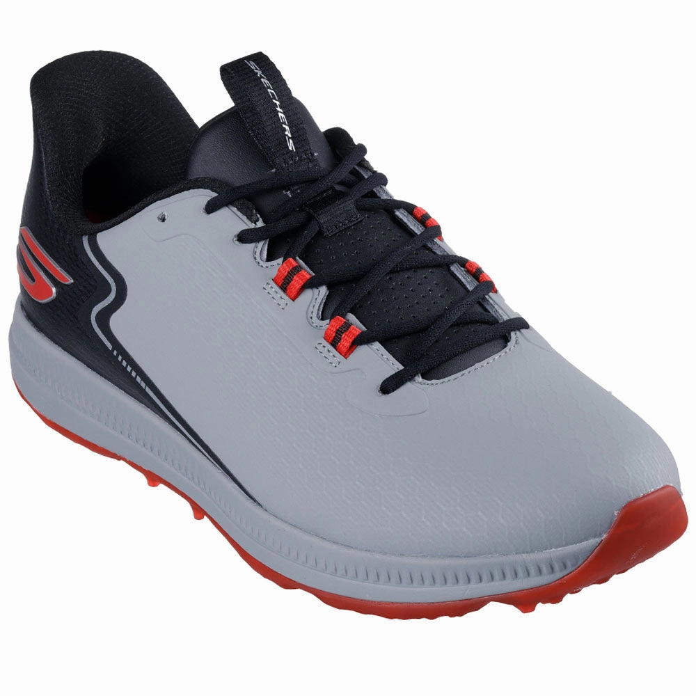 Skechers Go Golf Elite 6 Spikeless Waterproof Shoes - Charcoal Classic Golf Footwear