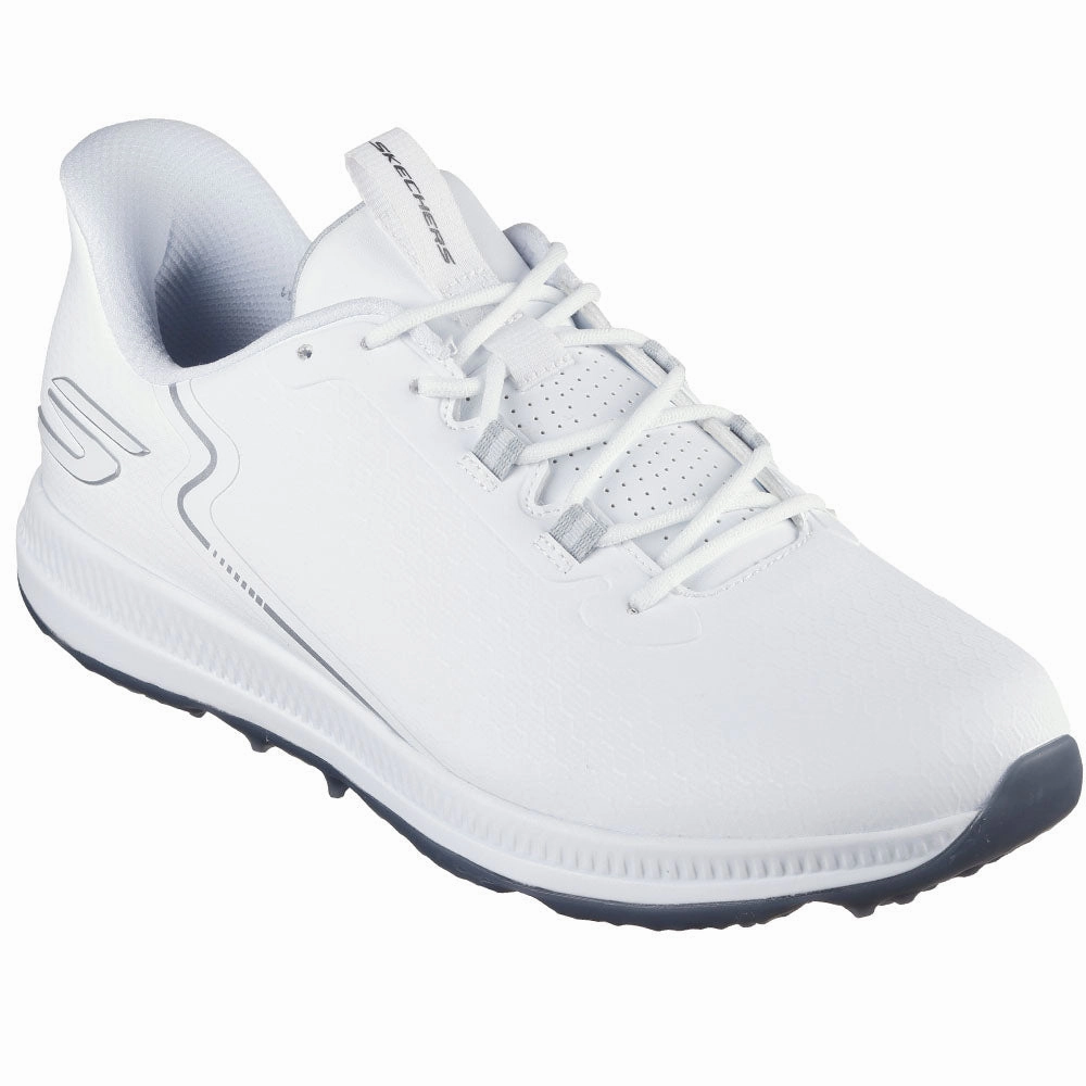 Skechers Go Golf Elite 6 Spikeless Waterproof Shoes - White Classic Golf Footwear