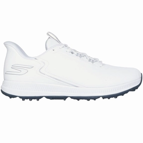 Skechers Go Golf Elite 6 Spikeless Waterproof Shoes - White Skechers golf footwear