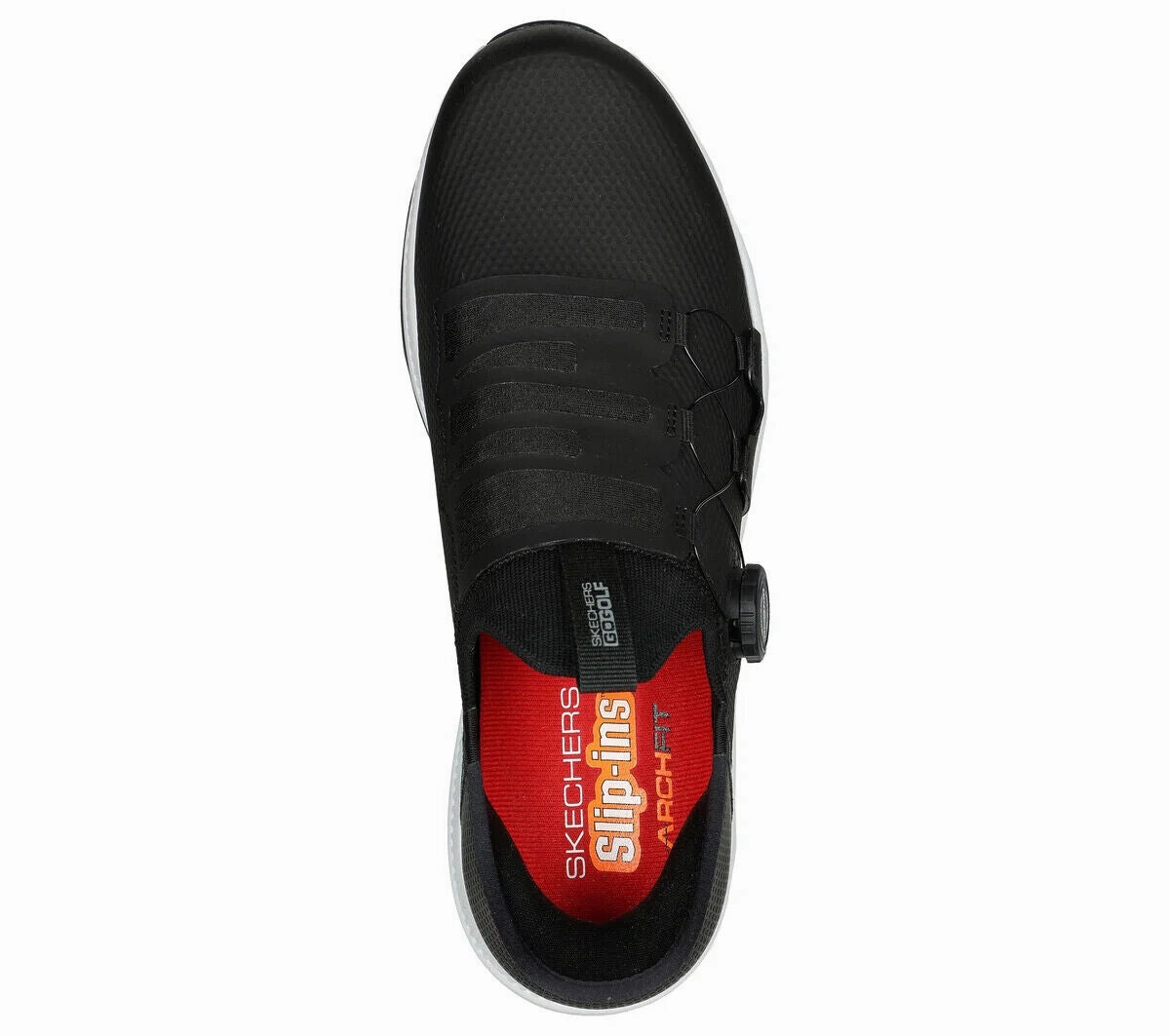 Skechers Go Golf Elite Vortex Slip-ins Shoes - Black/ Grey Spikeless Swing Shoes