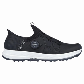 Skechers Go Golf Elite Vortex Slip-ins Shoes - Black/ Grey Spiked golf shoe options