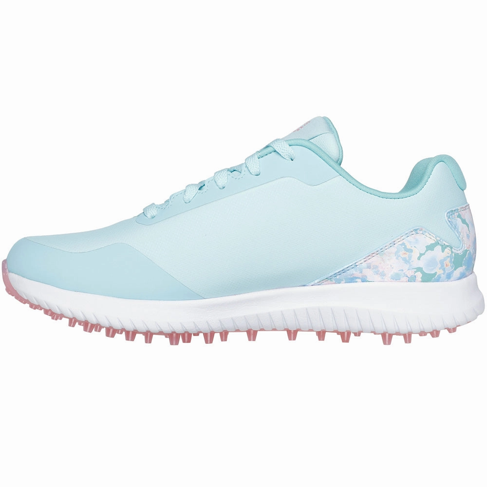 Skechers Go Golf Max 3 Ladies Spikeless Waterproof Shoes - Teal Classic Golf Footwear