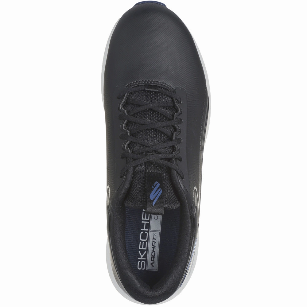 Skechers Go Golf Max 3 Spikeless Waterproof Shoes - Black/Grey Classic Golf Footwear