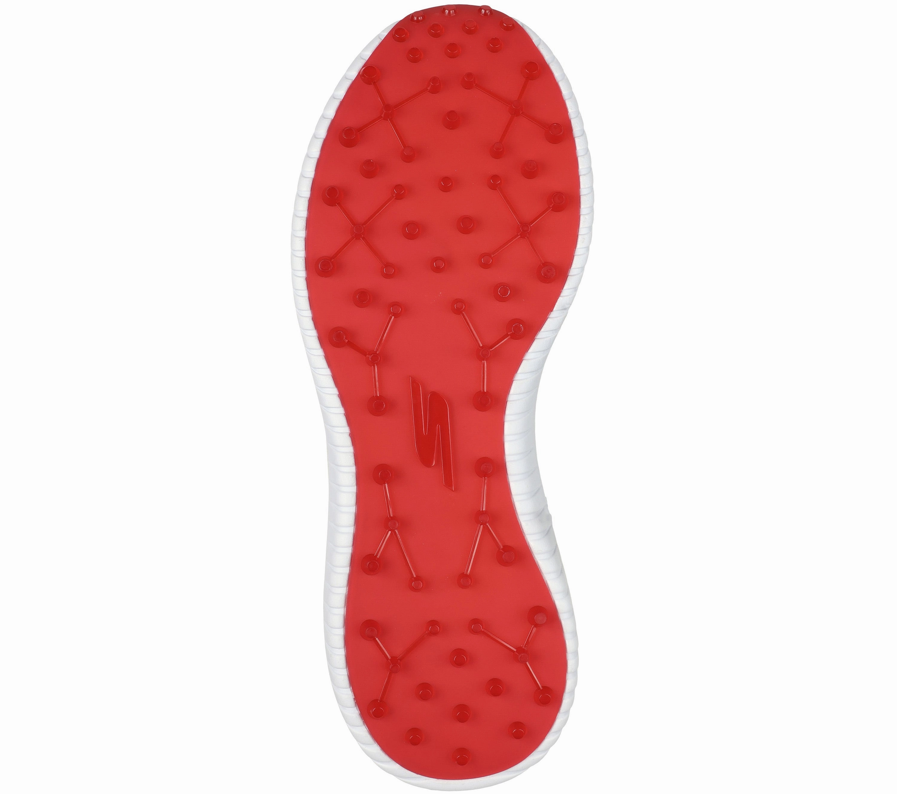 Skechers Go Golf Max 3 Spikeless Waterproof Shoes - Grey/Red Classic Golf Footwear