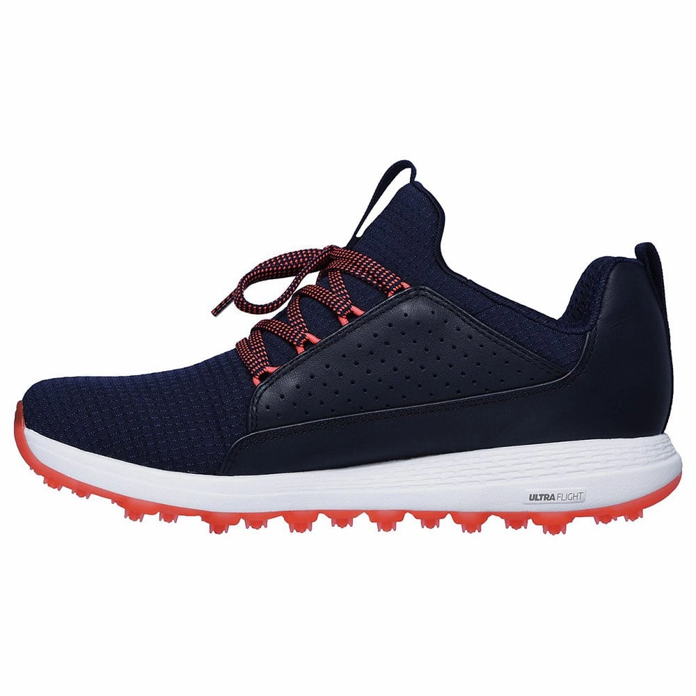 Skechers GO GOLF Max - Mojo Ladies Golf Shoes - Navy/Pink Classic Golf Footwear