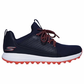Skechers GO GOLF Max - Mojo Ladies Golf Shoes - Navy/Pink Skechers golf footwear