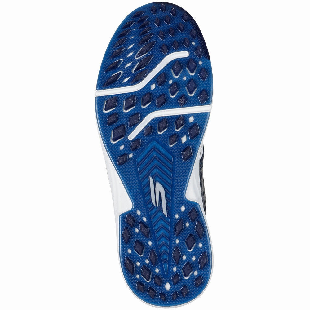 Skechers Go Golf Prestige Ladies Spikeless Waterproof Shoes - White/Navy Classic Golf Footwear