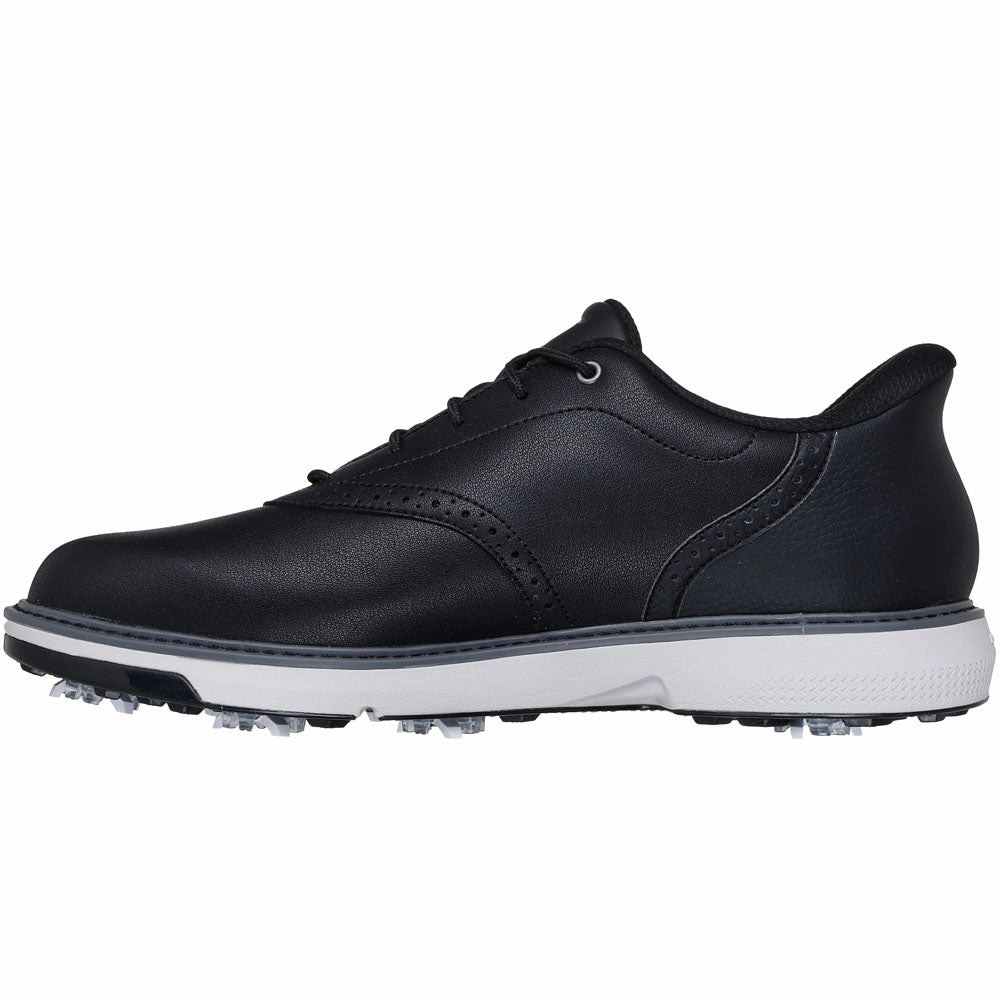 Skechers Go Golf Prestige Spiked Waterproof Shoes - Black Classic Golf Footwear