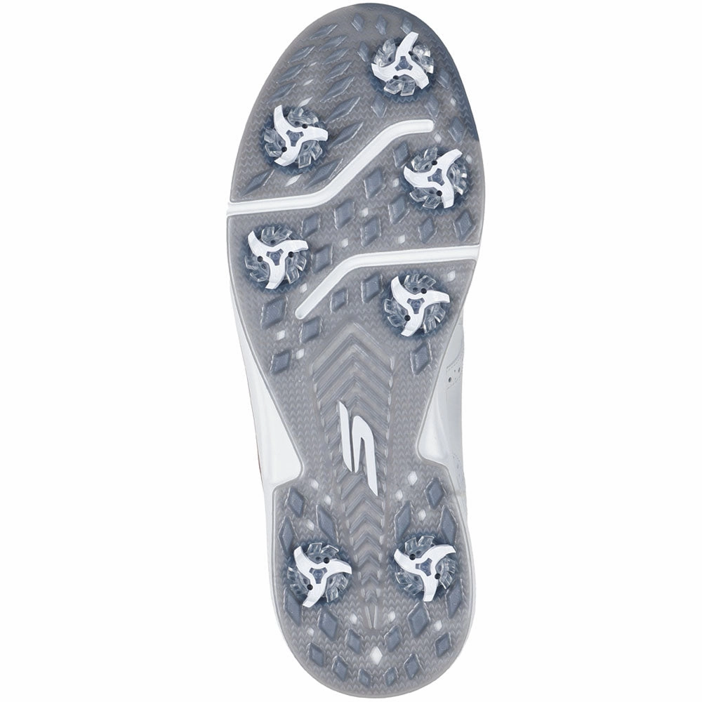 Skechers Go Golf Prestige Spiked Waterproof Shoes - White Classic Golf Footwear