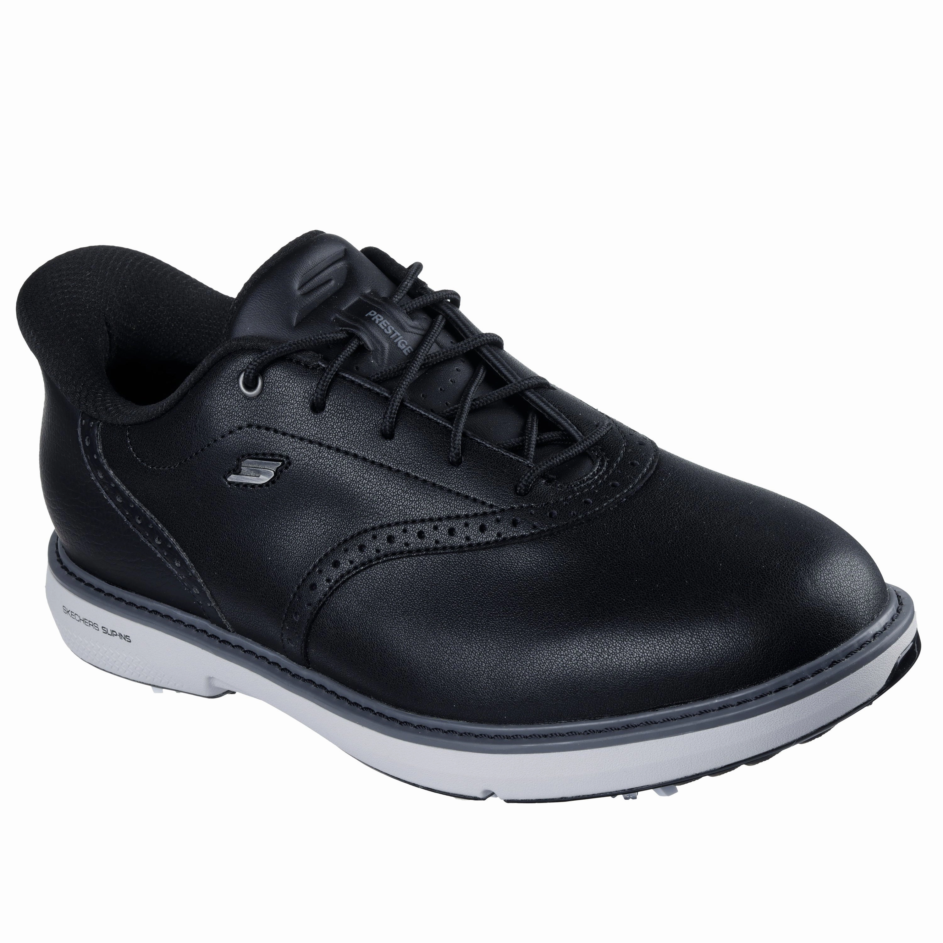 Skechers Go Golf Prestige Spikeless Golf Shoes - Black Chic Platform Sneakers
