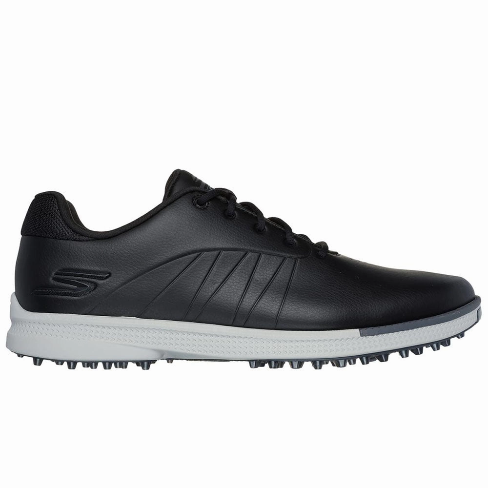 Skechers Go Golf Tempo - GF Spikeless Waterproof Shoes - Black/Grey Skechers golf footwear