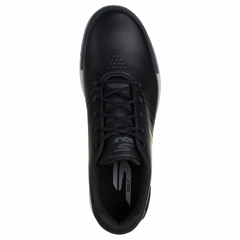 Skechers Go Golf Tempo - GF Spikeless Waterproof Shoes - Black/Grey Classic Golf Footwear