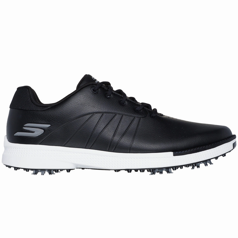 Skechers Go Golf Tempo Mens Spiked Waterproof Shoes - Black/White Skechers golf footwear