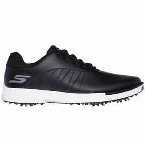 Skechers Go Golf Tempo Mens Spiked Waterproof Shoes - Black/White Skechers golf footwear