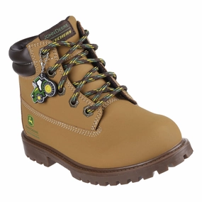 SKECHERS JOHN DEERE: POWER REACH-RUGGED DOZER KIDS' Skechers slip-on sneakers with memory foam