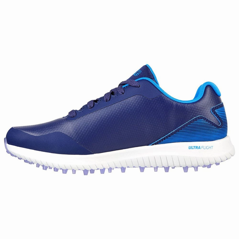Skechers Ladies Go Golf Max 2 Spikeless Shoes - Blue/Multi Classic Golf Footwear