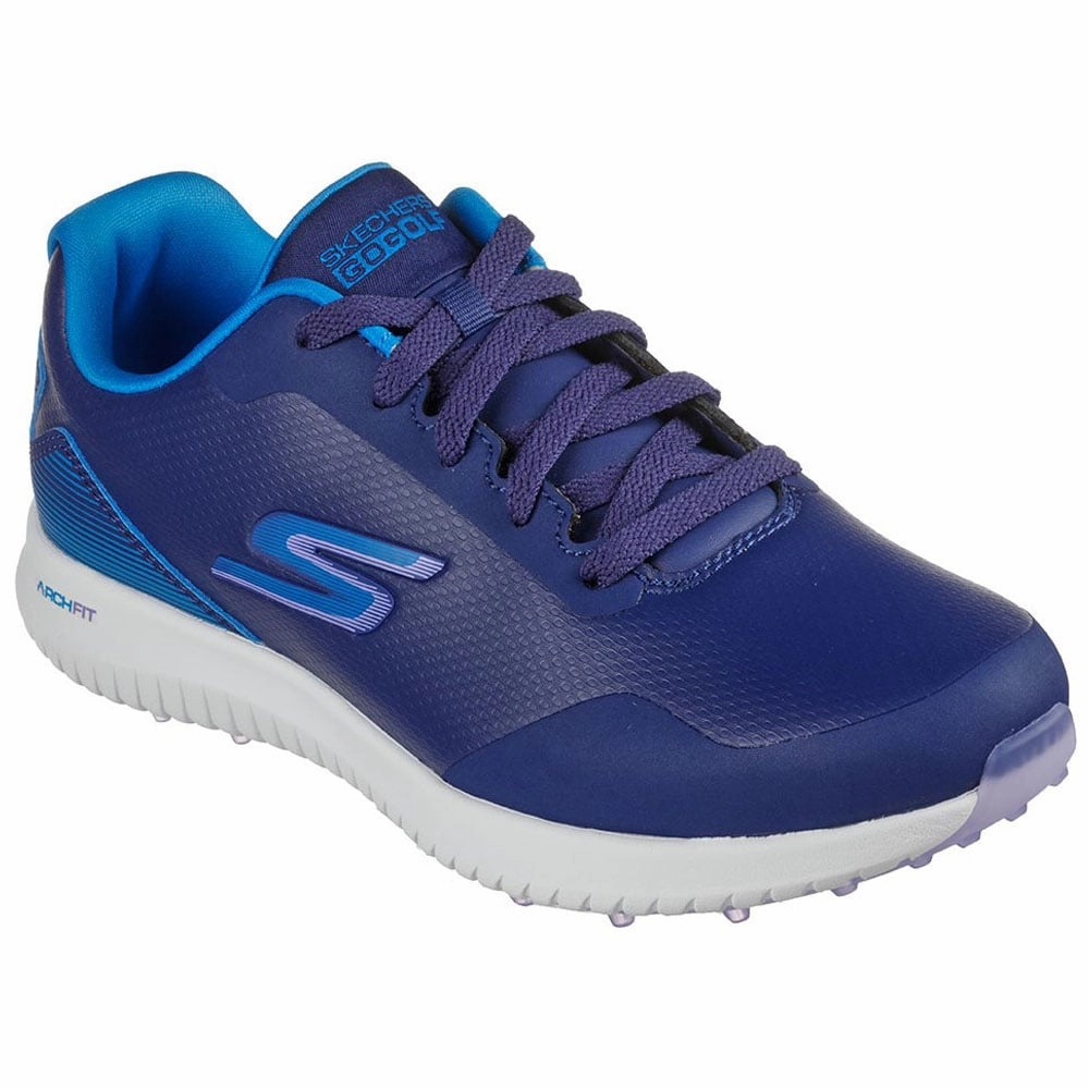 Skechers Ladies Go Golf Max 2 Spikeless Shoes - Blue/Multi Classic Golf Footwear